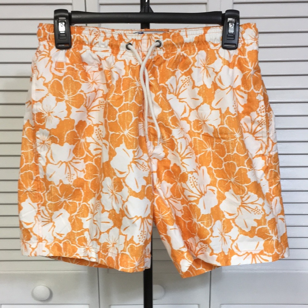 Men's Floral Swim Trunks by Surf & Swim Co. (Small)